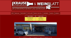 Desktop Screenshot of krause-getraenke.at